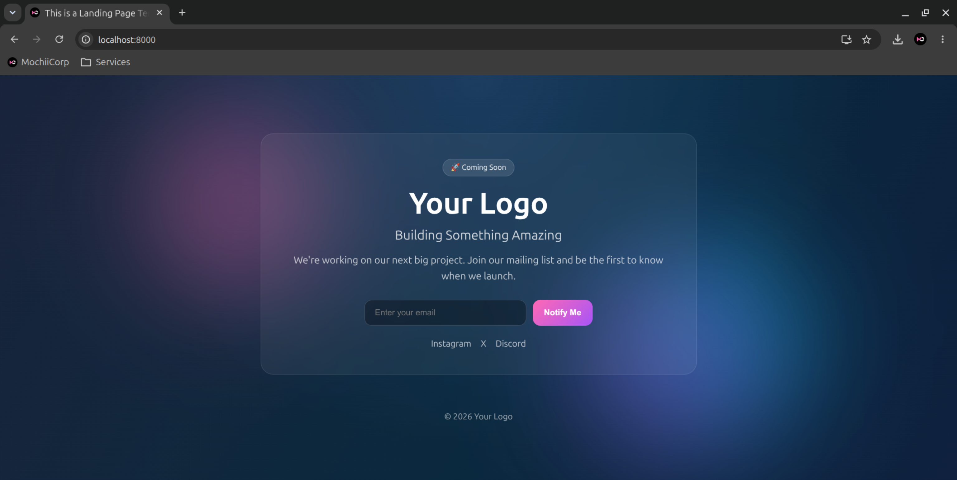Landing Page Starter